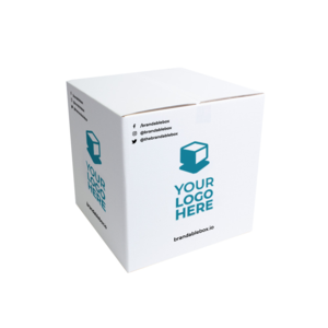 Large White Custom Shipping Box 18 x 18 x 18